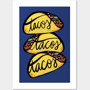 Tacos Tacos Taco Tuesday! Posters and Art